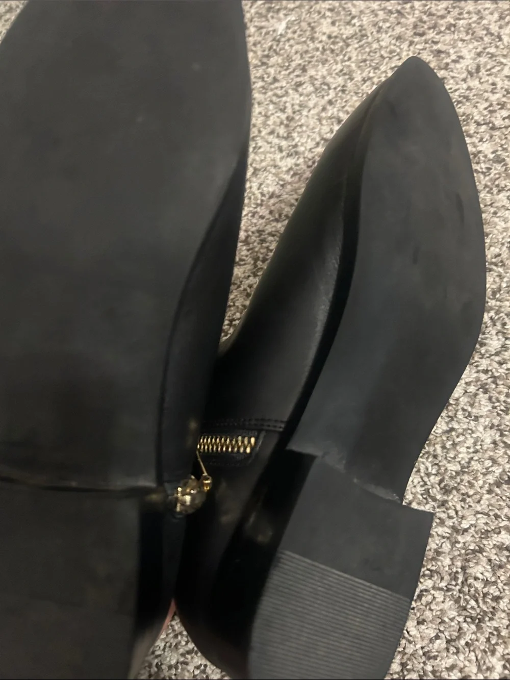 Nisolo Black Leather Ankle Boot with Subtle Embossed Logo